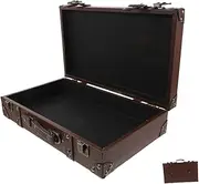 STOBAZA Retro Fashion Suitcase Style Trunk For Store Window Display Travel Vintage Storage Box Portable Small Storage Case Vintage Case