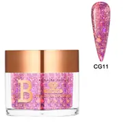 Billionaire SNS Gelish Dip Dipping Acrylic Nail Powder - Chunky Glitter 011 56g