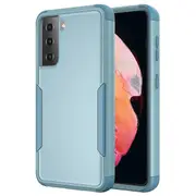 For Samsung Galaxy S23+ /S23 Plus 3in1 Case Drop Resistant Defender Tradies Hybrid Armor Heavy Duty Rugged Shockproof Tough Cover (Sky Blue)