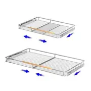 Pull Out Drawer Cabinet XS - Cabinet Width: 12.3"~18.5" * Depth: 17.3" 2