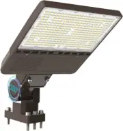 ORRGENA 150W LED Parking Lot Light, 21000Lm 5000K IP65 Commercial Street Lights