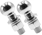 GRADENEVE Sturdy Trailer Hitch Balls 2 Pack 50mm Diameter M22 Thread Heavy Duty Rv Tow Ball