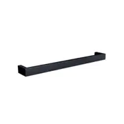 HOTWIRE Hotwire Heated Towel Rail Low Voltage - Single Square Bar 600mm Wide - Black