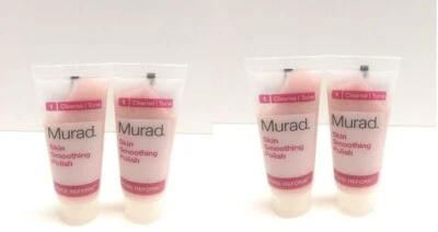 Murad Skin Smoothing Polish Exfoliator 0.33 Oz. x 4 (4-Pack)