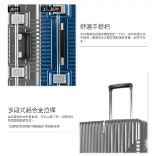 Samsonite新秀麗 20/25/28吋行李箱/鋁框箱/旅行箱 Intersect 輕量飛機輪(綠/灰銀/藍/黑)