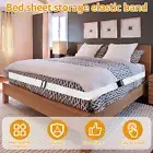 Bed Sheet Straps 8 Meters Elastic Bed Sheet Fasteners White Bed Sheet GrrZE