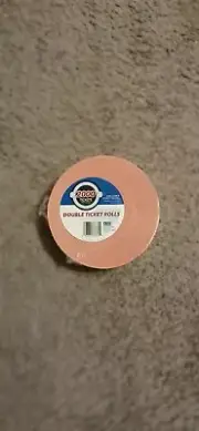 Roll of 2000 Double Stub Tickets Door Prize Raffle 50/50 Carnival Events/dr16