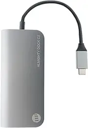 TUNEWEAR Almighty Dock C2 Multi USB Hub Ethernet 4K Mini DisplayPort Space Gray TUN-OT-000042