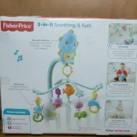 在飛比找蝦皮購物優惠-Fisher-Price 美國 費雪 三合一海馬音樂吊鈴