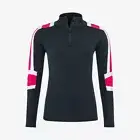 HEAD Women's Ski Midlayer Half Zip REBELS WILD Snowboard Mid Layer Navy Size M