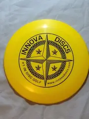 Disc Golf Innova 175G First Run OOP Xcaliber Prototype Yellow w/ White Swirls