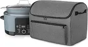 Cooking Pot Bags | Slow Cooker Carrier Storage Bag | Waterproof Portable Tote with Accessory Pocket, Easy Clean Lining Storage Organizer for Travel