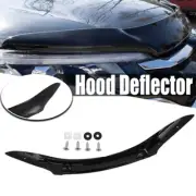 Black Stone Bug Deflector Bonnet Guard Hood Protector for Honda CR-V CRV 2012-16