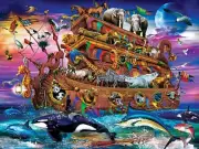 MasterPieces Noah's Arc Medley 300 Piece Jigsaw Puzzle By Ciro Marchetti