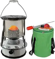 Outdoor Heater Kerosene Oil Heater, Outdoor Camping Kerosene Diesel Stove, White Camping Oil Heaters for Indoor Outdoor(6L) (Color : White)