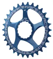 Race Face Single Narrow Wide 1x MTB Direct Mount Cinch Chainring 26t Blue