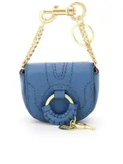 See By Chloé Hana Chain-strap Key-ring in Moonlight Blue