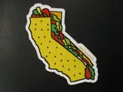 NATE DUVAL 3" Tacofornia california STICKER Art poster print skateboard skate