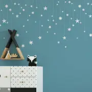Starry Night Pattern Wall Stencil - Durable & Reusable Mylar Stencils