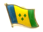 St. Vincent and the Grenadines Flag Lapel Pin