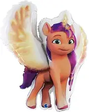 Toyland® 29 Inch Sunny Alicorn Shaped Foil Balloon - My Little Pony Children's Party Decorations