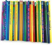 GRAPHITE Round Misprint Pencils, Distressed Bulk Pencils, Construction Pencils, (144) Pieces