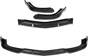 Car Front Bumper Lip Splitter Spoiler Protection Compatible for Mercedes Benz W204 C180 C200 C250 C300 C350 2012-2014(Carbon Fiber)
