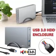 External hard drive SATAIII USB 3.0 Enclosure Case aluminium SSD 3.5" Inch HDD