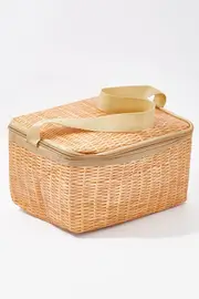 Wicker Print Lunch Bag--IS-CU216