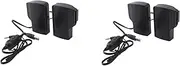 2X Clip on USB Speaker for Notebook Laptop PC Desktop Tablet Wired Stereo Speaker Line Controller Soundbar