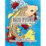 KOI FISH ADULT COLORING BOOK: COLORING BOOK OF KOI FISH FOR RELAXATION AND STRESS RELIEF FOR ADULTS