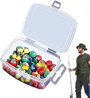 Split Shot Sinkers,Colorful Lead Shot Set - 50x Weights for Fishing, Portable Fishing Accessory for Men, Women