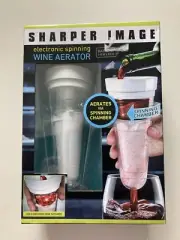 Wine Aerator Sharper Image Electronic Spinning Action Release Flavor And Aroma