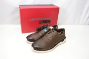 Johnston & Murphy XC4 Prentiss Stone Oiled WP Full Grain Brown Shoes Size 8.5 XW