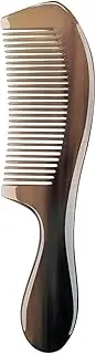 Horn Combs for Women | Wide Tooth Hair Brush Anti-Static Natural Horn Comb - Handmade Bone Brush Beard Massage Health Care for Men & Women