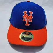 New York Mets Baseball Hat New Era 59Fifty 7 1/2 Fitted One Size MLB Cap MLB