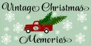 ~ITEM 7982 J- Vintage Christmas Truck Stencil- Reusable Mylar Stencils