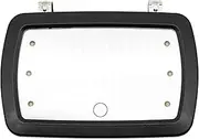 Car Sun Visor vanity Mirror Makeup Sun-shading Touch Cosmetic Vanity Mirror LED Lights Universal for Car Truck SUV Lighted Clip On Sun Visor Car Interior portable