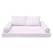 *COVER ONLY*-Style 1 Daybed Mattress Bolster Pillow Covers Piped Trim Twin-AD107