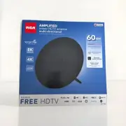 RCA Amplified HDTV 60 Mile Range Multi-Directional Antenna Black