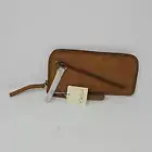 Free People Vegan Leather Brown Women's Wristlet Wallet