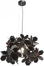 CJLWSLCO Modern Simple Black Mechanical Leaf Chandeliers Bedroom Dining Room Living Room Clothing Store Decoration Hanging Lamp LEDE27 Light Source Pendant Lightled Modern Simple Home Lighting Fixture