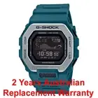 CASIO G-SHOCK GLIDE WATCH BLUETOOTH TIDE MOON STEP GBX100 GBX-100-2 BLUE GREEN
