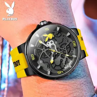 【】PLAYBOY 3052 時尚 運動  超薄 百搭手錶 學生兒童石英錶 （2023新款）男士手錶男