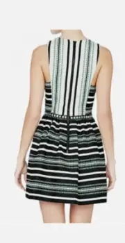 NWT RRP $550 Sass & Bide STREAMS OF SILVER Dress Size 38 8 FREE POST