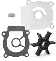 17400-96353 Water Pump Impeller Repair Kit, Fit for Suzuki Outboard 20 25 30 35 40 50 HP DT20 DT25 DT30 DF25 DF30 DF40 DF50 DT25C DT30C DT35 DT40C Boat Motor Engine Rebuild Kit # 17400-96354