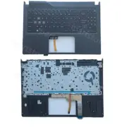 Palmrest RGB Backlit keyboard Upper Case For MSI Cyborg 15 Air A12V MS-15K1