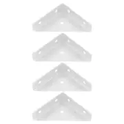 4 Pcs Fixed Bracket Desk Edge Joining Angle Brackets for Bed Support