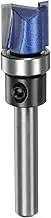 uxcell Pattern Flush Trim Router Bit 1/4" Shank 15/32" Cutting Length 1/2" Cutting Dia with Top Bearings Straight Precise Cutting Woodworking Milling Cutter Tool for Edge Trimming