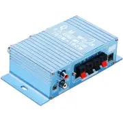 Mini Audio Amplifier Car Audio 2 Channel Amplifier Hi-Fi Mini Stereo Receiver...